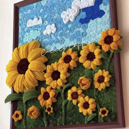 Bloom Your Own Memory – Handmade Iris Flower Frame Art | Creative Floral Home Decor & Meaningful Gift，16.54 × 11.69 inch