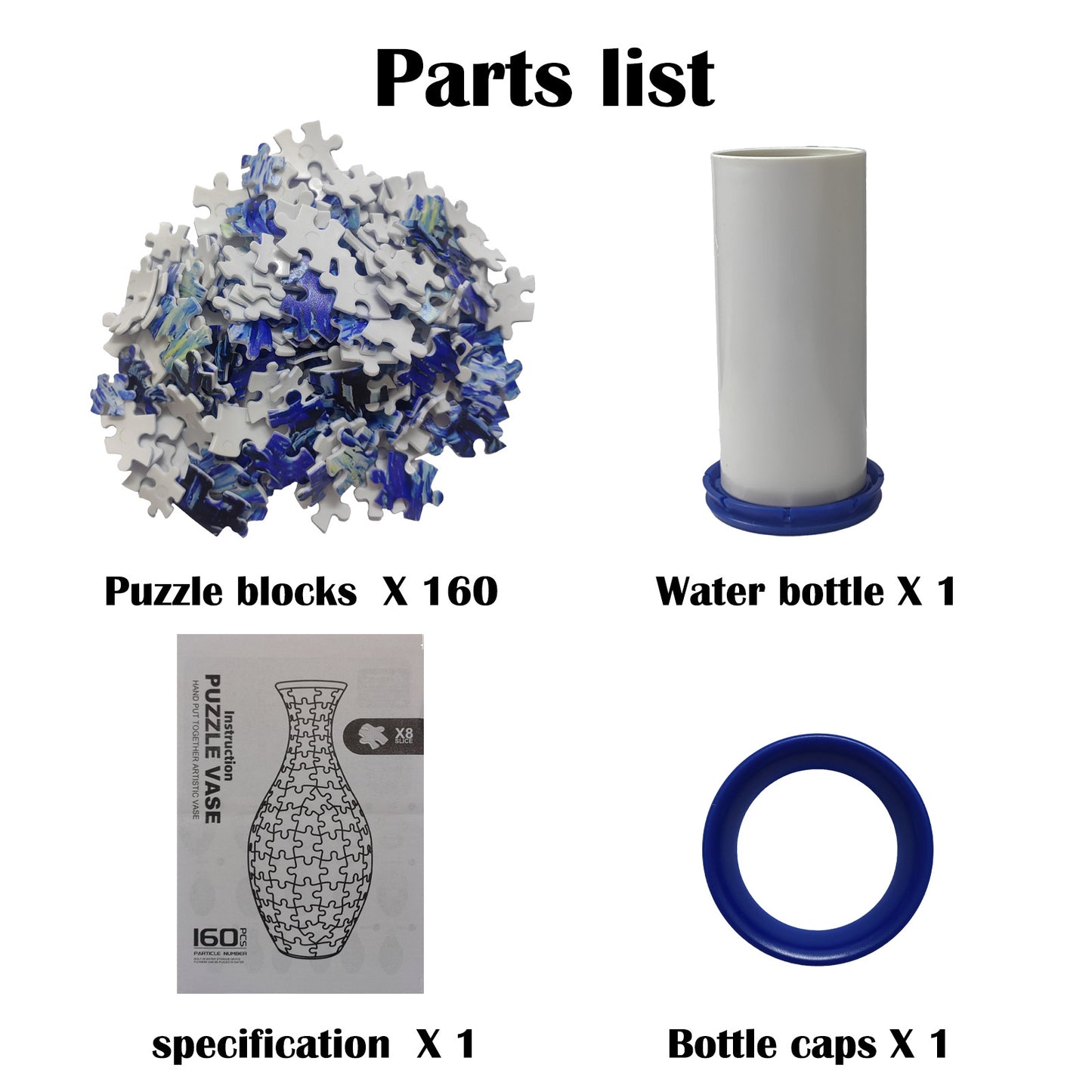 3D Puzzle Vase Kit | Creative Floral Home Decor & Modern Decorative Art Piece