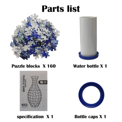 3D Puzzle Vase Kit | Creative Floral Home Decor & Modern Decorative Art Piece