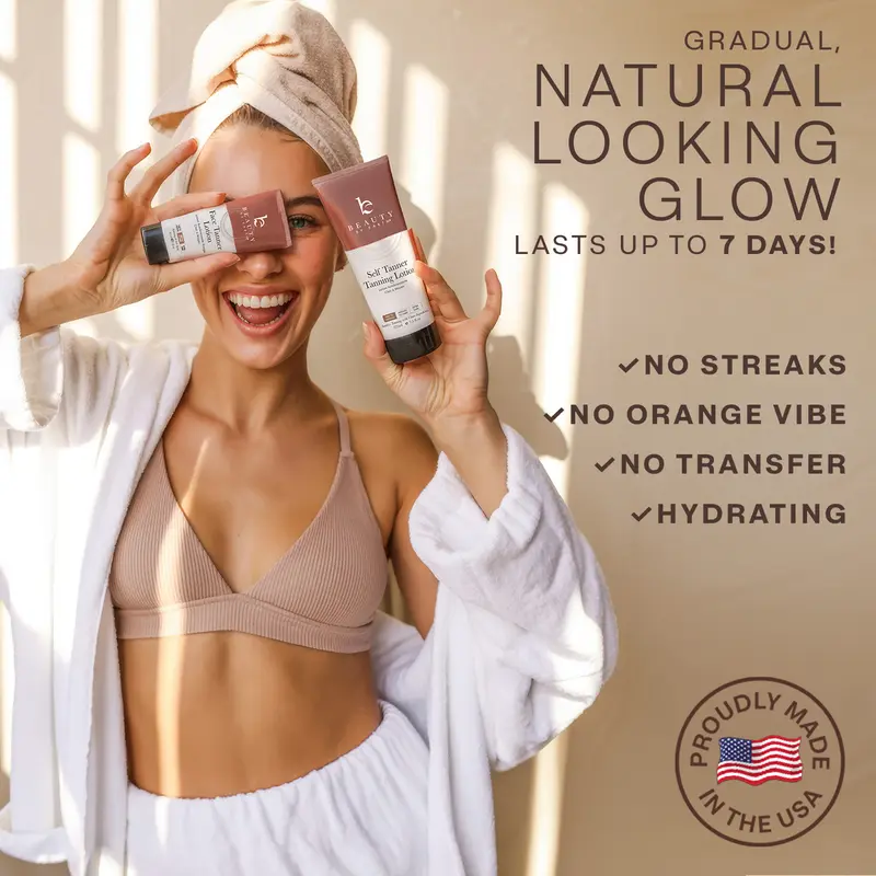 Beauty by Earth Self Tanner Body Lotion（Medium to Dark）