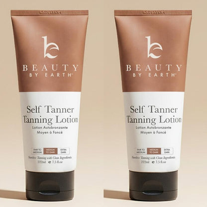 Beauty by Earth Self Tanner Body Lotion（Medium to Dark）