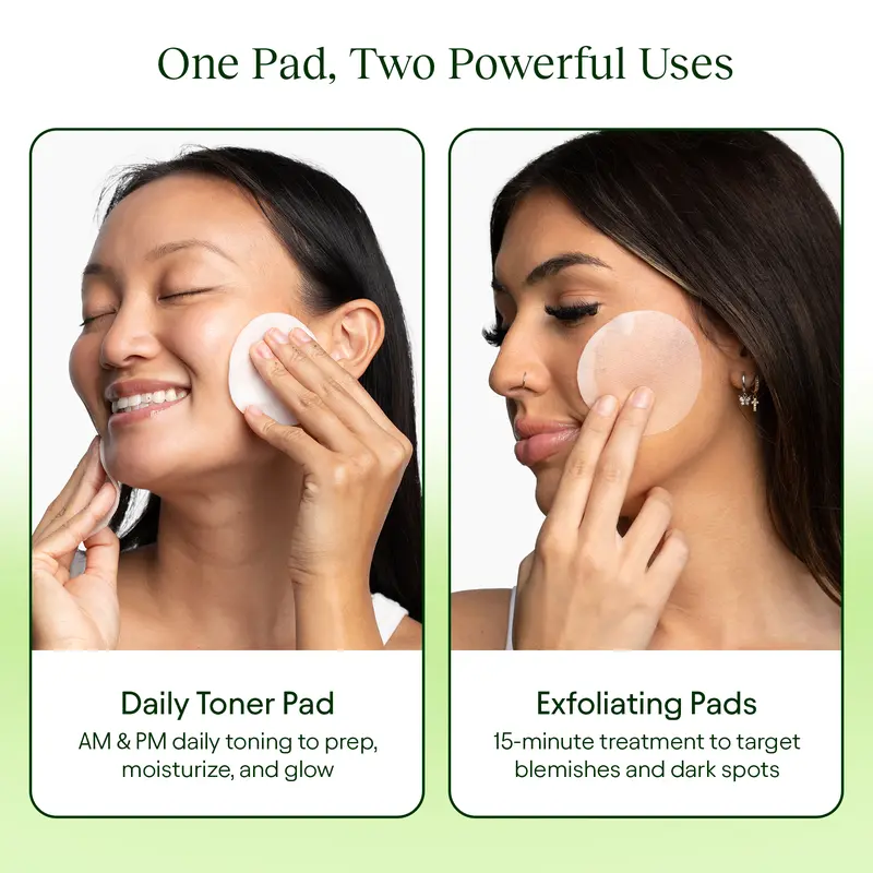 Jiyu Skincare Anti-Aging, Dark Spot & Wrinkle Minimizing Toner Pads with Snail Mucin, Centella Asiatica, Niacinamide, Peptide Complex - 100 ct.