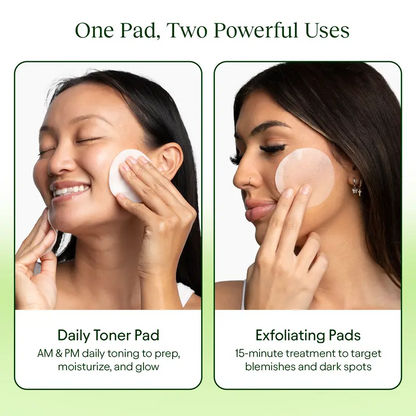 Jiyu Skincare Anti-Aging, Dark Spot & Wrinkle Minimizing Toner Pads with Snail Mucin, Centella Asiatica, Niacinamide, Peptide Complex - 100 ct.