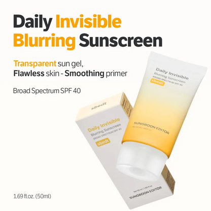[Sungboon] Pore Blur Sunscreen SPF40 | Broad Spectrum Face Sunscreen
