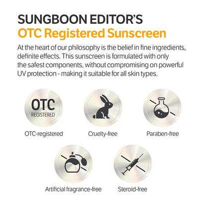 [Sungboon] Pore Blur Sunscreen SPF40 | Broad Spectrum Face Sunscreen