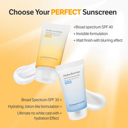 [Sungboon] Pore Blur Sunscreen SPF40 | Broad Spectrum Face Sunscreen