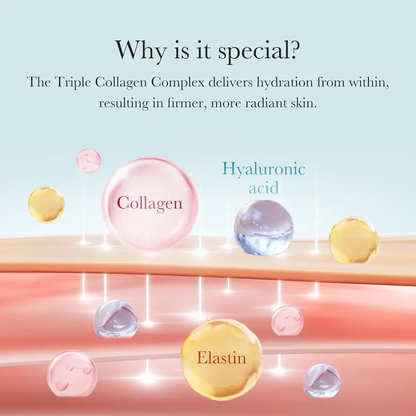 [medicube] Triple Collagen Cream (Collagen+Hyaluronic Acid+Niacinamide+Shea Butter) l Hydrating Moisturizer