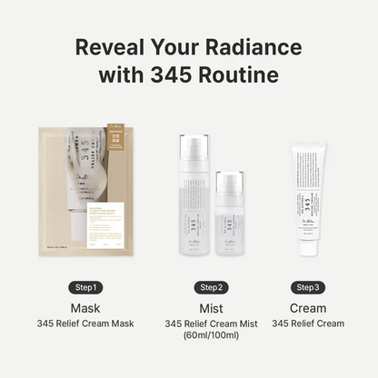 [Dr.Althea Official] 345 Relief Cream - Daily Face Moisturizer, Blemish Relief Care, Soothing Recovery, Vegan Korean Skincare