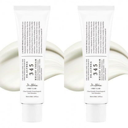 [Dr.Althea Official] 345 Relief Cream - Daily Face Moisturizer, Blemish Relief Care, Soothing Recovery, Vegan Korean Skincare