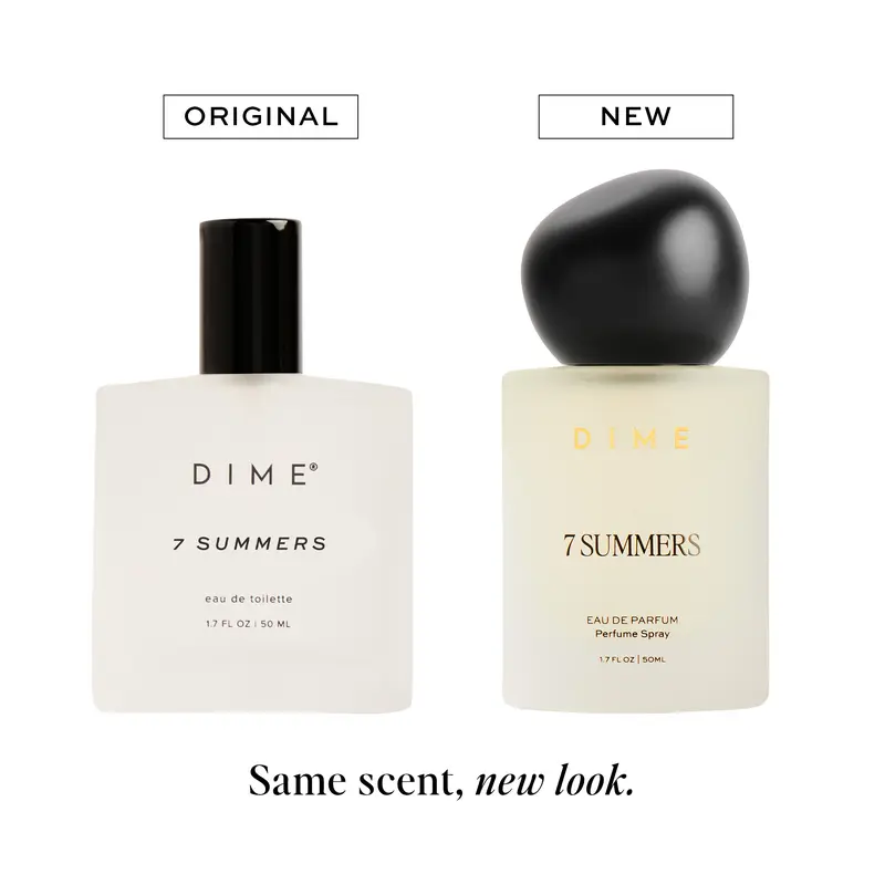 DIME Beauty 7 Summers Perfume, Sweet Floral Fragrance, Vanilla & Musk, Hypoallergenic, Clean Perfume, Eau de Toilette For Women, 1.7 oz / 50 ml