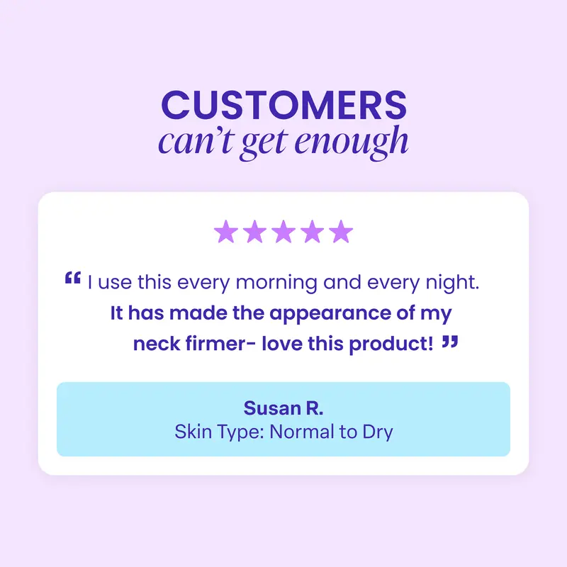 GOPURE Neck Cream Tighten & Lift Firming Cream for Crepey Skin