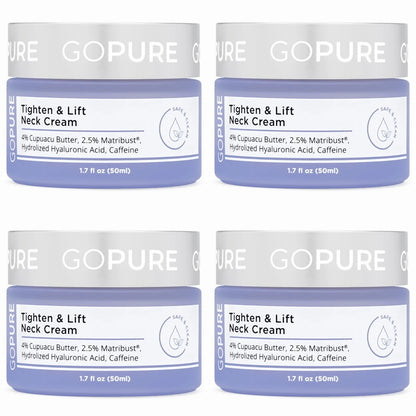 GOPURE Neck Cream Tighten & Lift Firming Cream for Crepey Skin