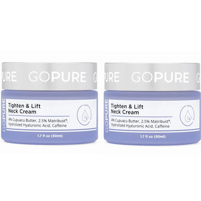 GOPURE Neck Cream Tighten & Lift Firming Cream for Crepey Skin