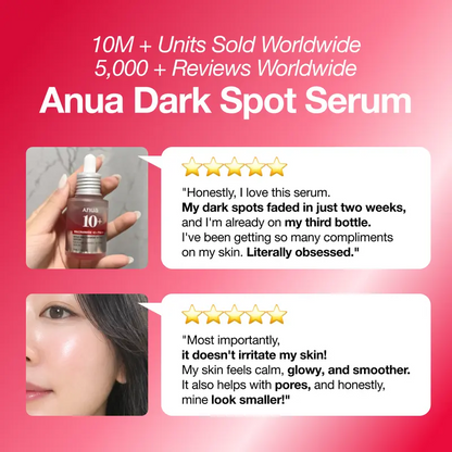 Dark Spot Correcting Serum : 10% Niacinamide+ 4% Tranexamic Acid 1.01 fl.oz. (30ml) ｜ Niacinamide Serum, PM Skincare product, Hyperpigmentation, Brightening