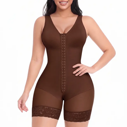 YIANNA Fajas Colombianas Shapewear for Women Tummy Control Full Shapewear Butt Lifter with Hooks Closure