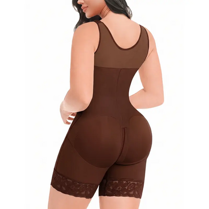 YIANNA Fajas Colombianas Shapewear for Women Tummy Control Full Shapewear Butt Lifter with Hooks Closure