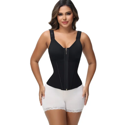 SHAPSHE Waist Shapewear Corset for Women Sport Workout Vest for Women Gym Zipper and Hooks