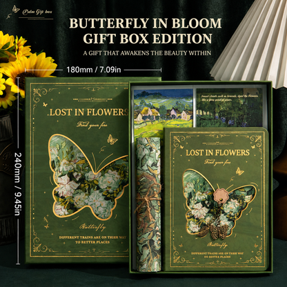 Vintage Oil Painting Style Notebook Set – Journal/Diary, Student Stationery, Gift for Back-to-School or Children's Day