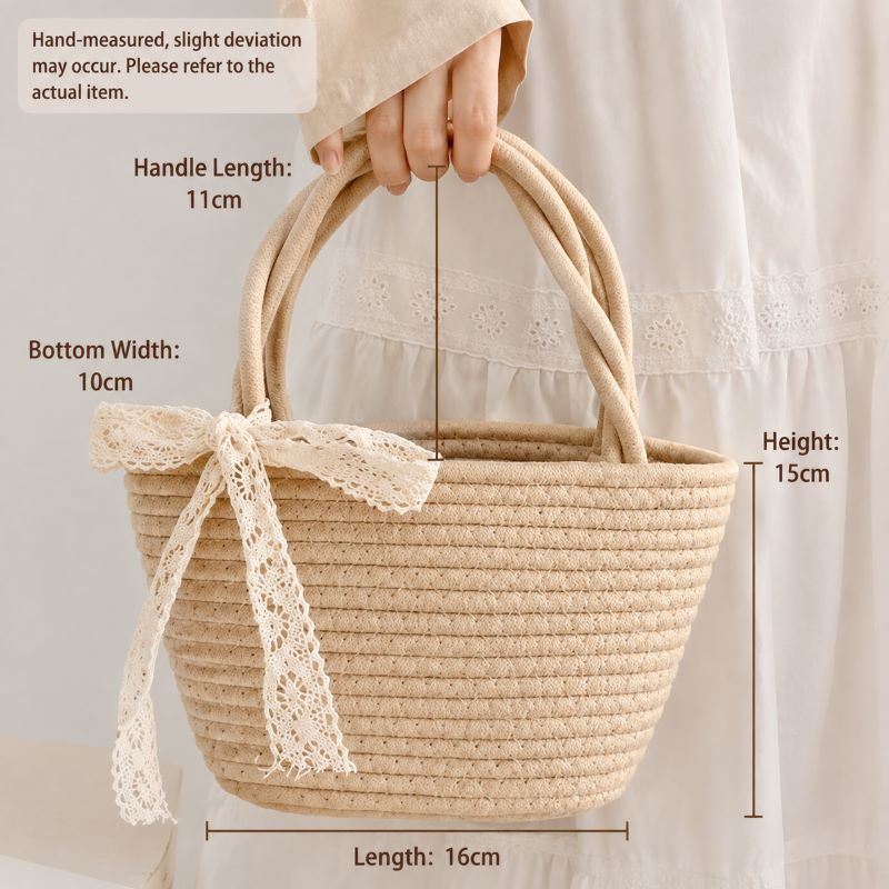 DIY Floral Woven Bag Kit – Create Your Own Handmade Straw Tote with Artificial Flowers