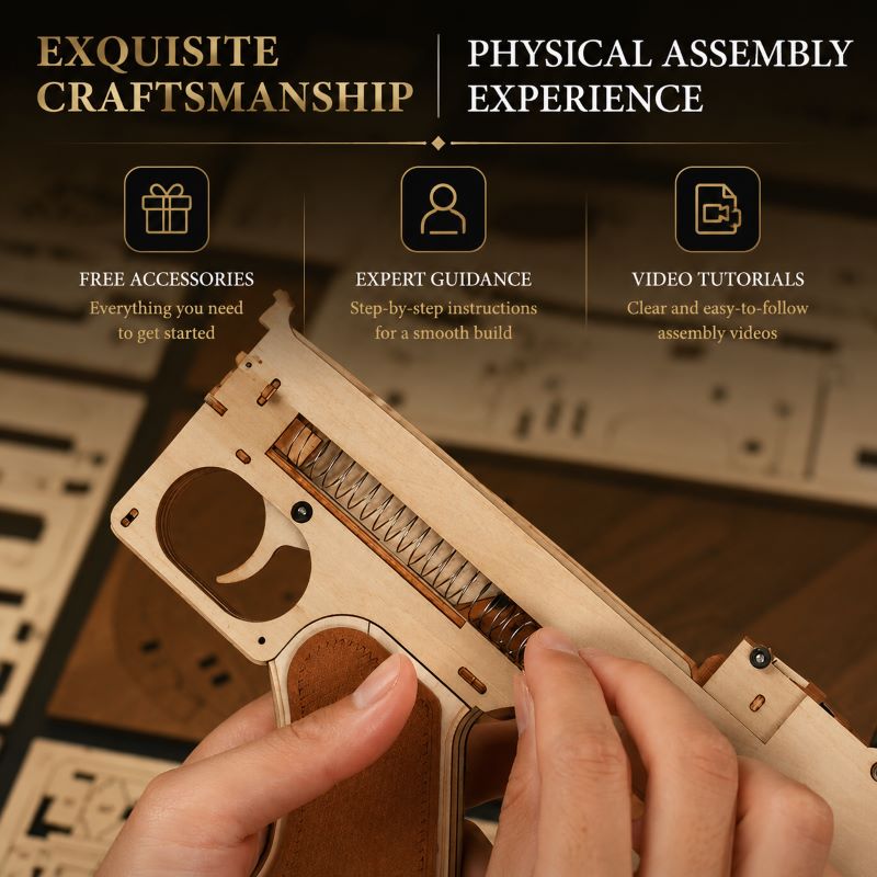 DIY Wooden Mechanical Model Kit | Premium Engineering Craft