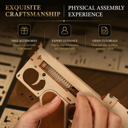 DIY Wooden Mechanical Model Kit | Premium Engineering Craft