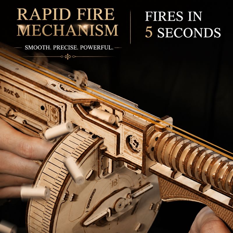 DIY Wooden Mechanical Model Kit | Premium Engineering Craft