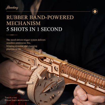 DIY Wooden Mechanical Model Kit | Premium Engineering Craft