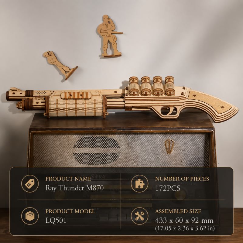 Remington Shotgun (Wooden DIY Kit)