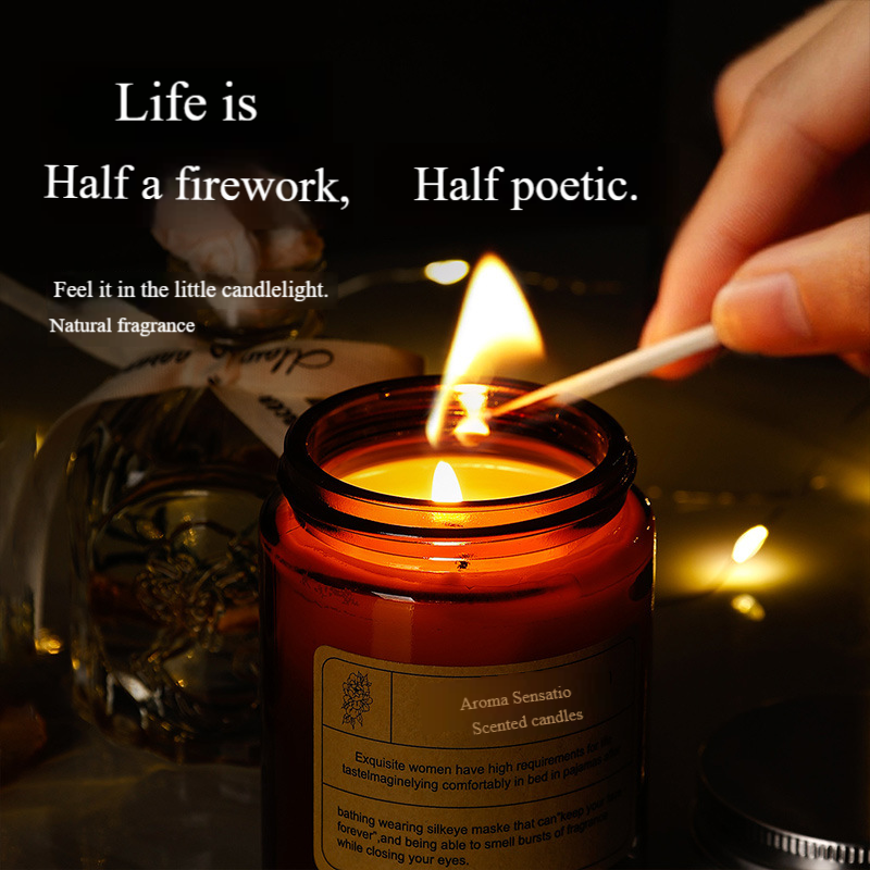 "Aromatherapy Candle Gift Set — Holiday Souvenir, Premium Fragrance Gift, Ambiance Decor Box."